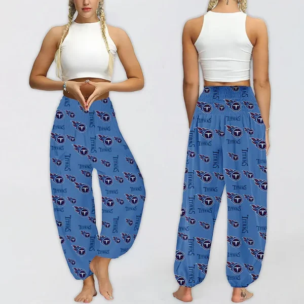 Tennessee Titans Football Team US Pattern Woman Harem Pants Gift For Fan SPTWHP025 - Image 2