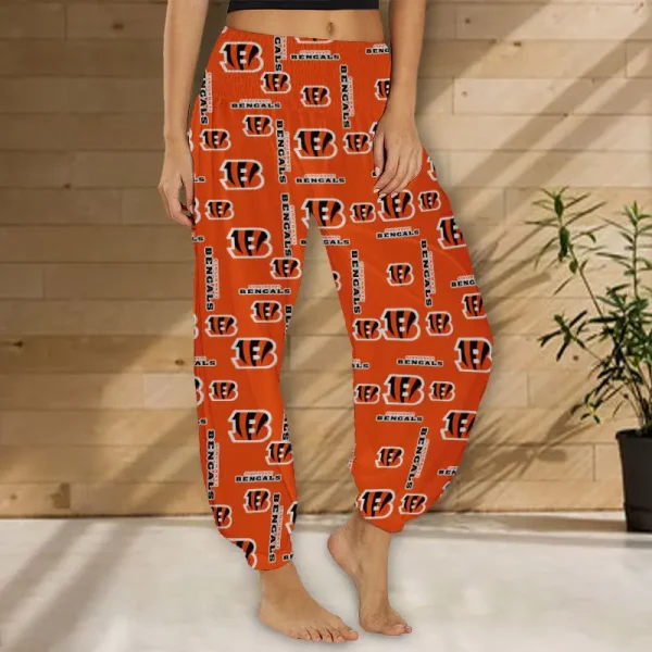 Cincinnati Bengals Football Team US Pattern Woman Harem Pants Gift For Fan SPTWHP029