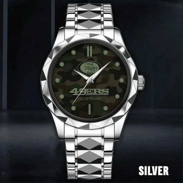 San Francisco 49ers Watch For Men Automatic Mechanical Stainless Steel Band 2025 SPTDMW862 - Image 4