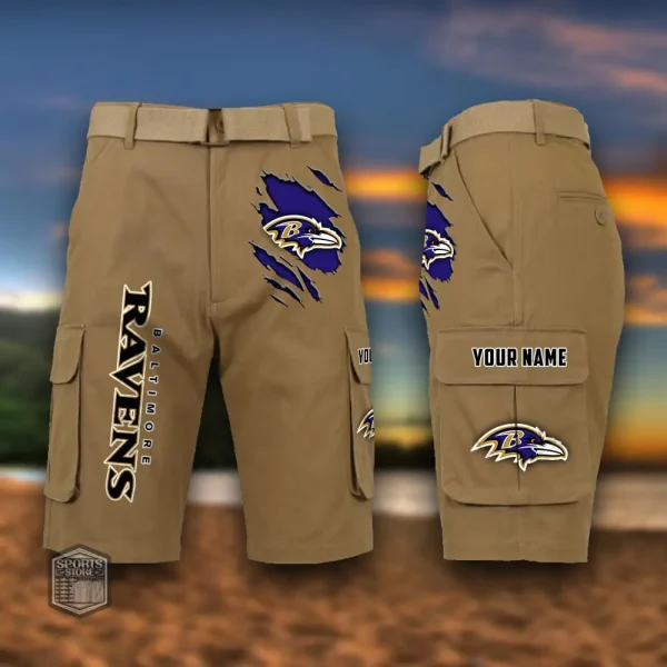 Baltimore Ravens Men's Outdoor Sport Pants PURMC042 - Image 3