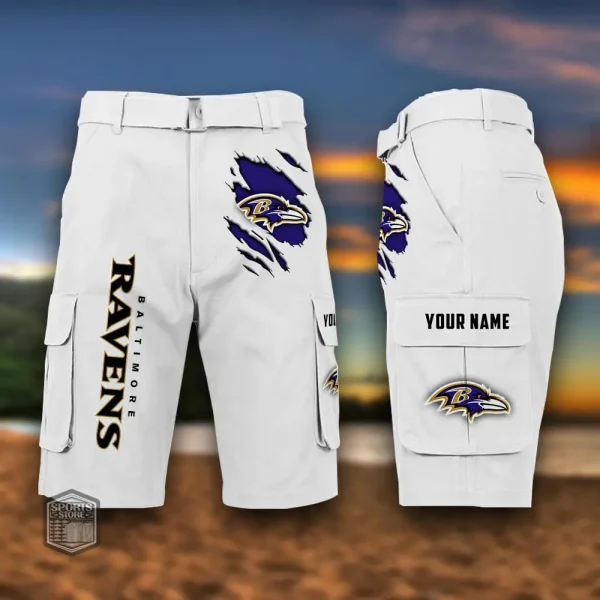 Baltimore Ravens Men's Outdoor Sport Pants PURMC042 - Image 4