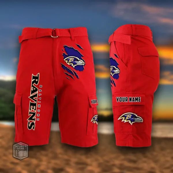 Baltimore Ravens Men's Outdoor Sport Pants PURMC042 - Image 5