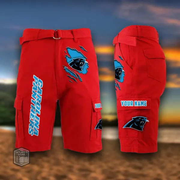 Carolina Panthers Men's Outdoor Sport Pants PURMC044 - Image 4