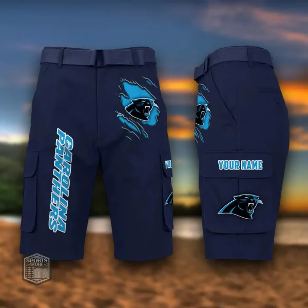 Carolina Panthers Men's Outdoor Sport Pants PURMC044 - Image 7