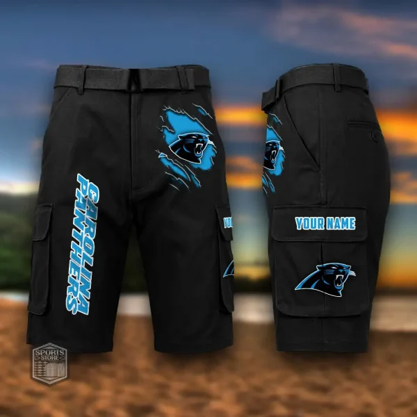 Carolina Panthers Men's Outdoor Sport Pants PURMC044 - Image 8