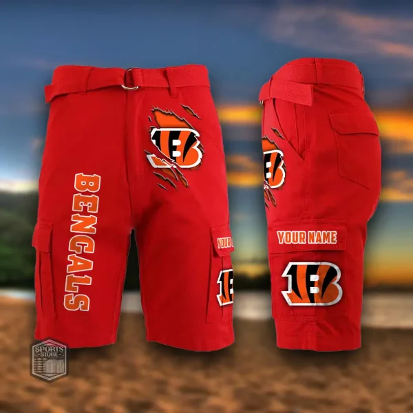 Cincinnati Bengals Men's Outdoor Sport Pants PURMC046 - Image 4