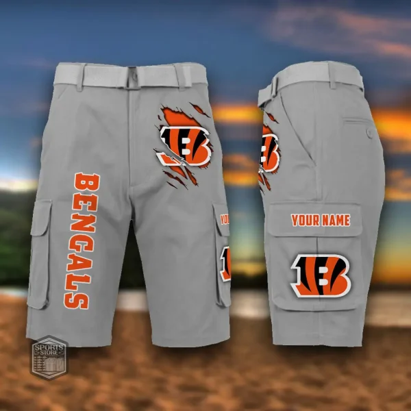 Cincinnati Bengals Men's Outdoor Sport Pants PURMC046 - Image 5