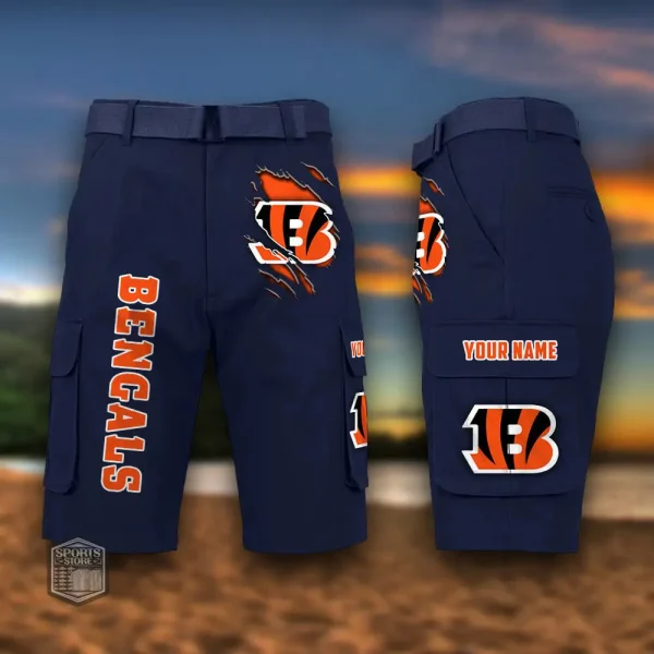 Cincinnati Bengals Men's Outdoor Sport Pants PURMC046 - Image 6