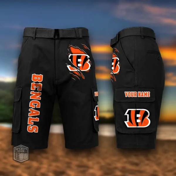 Cincinnati Bengals Men's Outdoor Sport Pants PURMC046 - Image 7