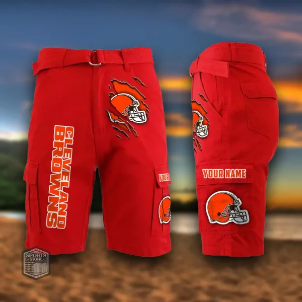 Cleveland Browns Men's Outdoor Sport Pants PURMC047 - Image 5