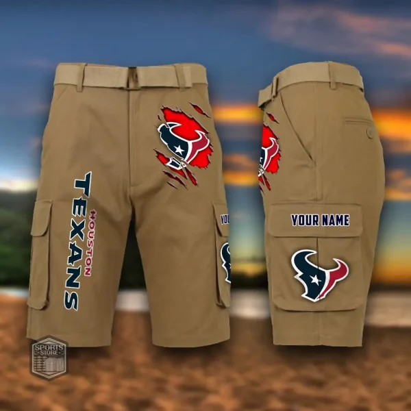 Houston Texans Men's Outdoor Sport Pants PURMC052 - Image 3