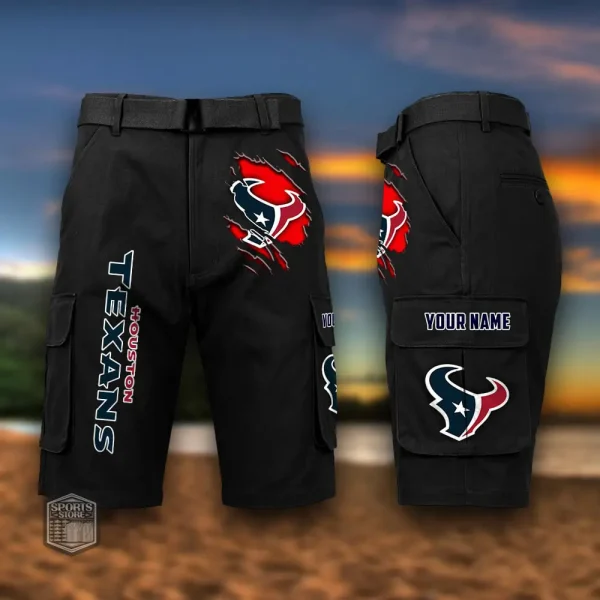Houston Texans Men's Outdoor Sport Pants PURMC052 - Image 8