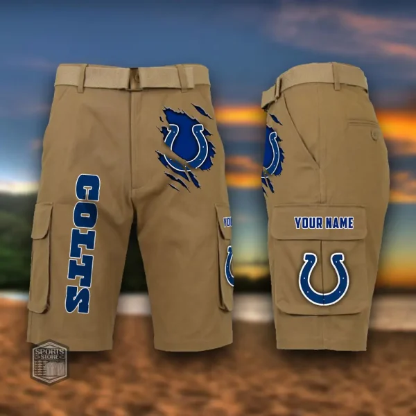 Indianapolis Colts Men's Outdoor Sport Pants PURMC053 - Image 3