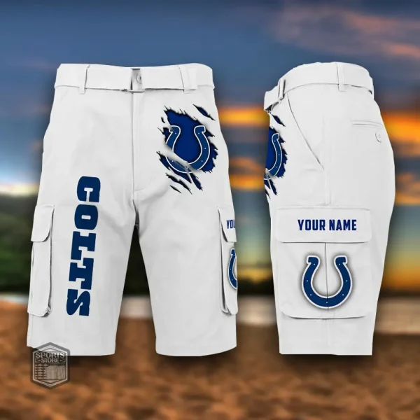 Indianapolis Colts Men's Outdoor Sport Pants PURMC053 - Image 4