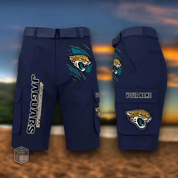 Jacksonville Jaguars Men's Outdoor Sport Pants PURMC054 - Image 3