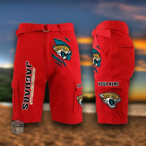 Jacksonville Jaguars Men's Outdoor Sport Pants PURMC054 - Image 7