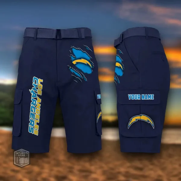 Los Angeles Chargers Men's Outdoor Sport Pants PURMC056 - Image 2
