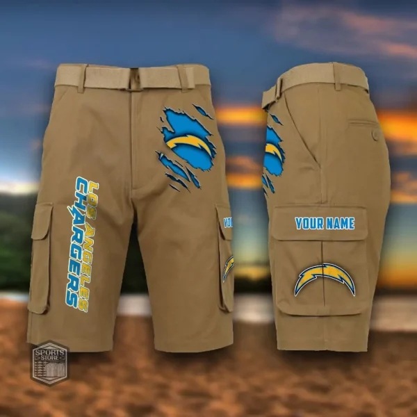 Los Angeles Chargers Men's Outdoor Sport Pants PURMC056 - Image 4