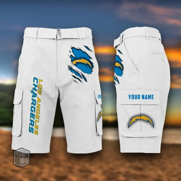 Los Angeles Chargers Men's Outdoor Sport Pants PURMC056 - Image 5
