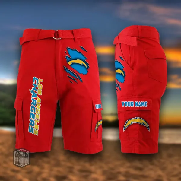 Los Angeles Chargers Men's Outdoor Sport Pants PURMC056 - Image 6
