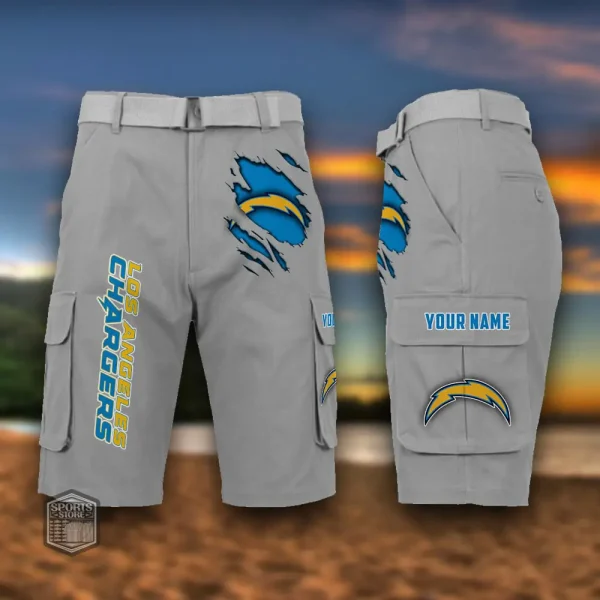Los Angeles Chargers Men's Outdoor Sport Pants PURMC056 - Image 7