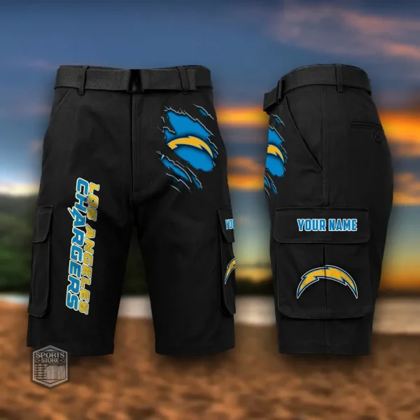 Los Angeles Chargers Men's Outdoor Sport Pants PURMC056 - Image 8