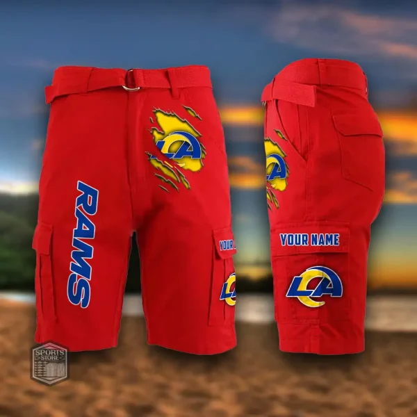 Los Angeles Rams Men's Outdoor Sport Pants PURMC057 - Image 4