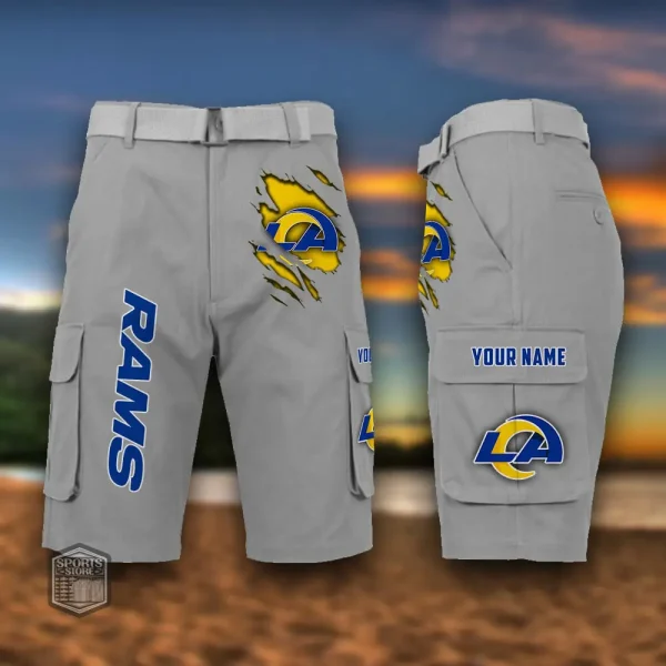 Los Angeles Rams Men's Outdoor Sport Pants PURMC057 - Image 5