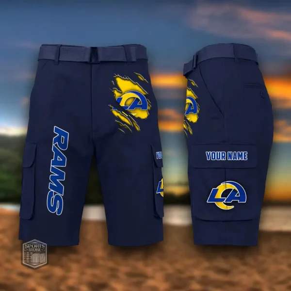Los Angeles Rams Men's Outdoor Sport Pants PURMC057 - Image 7