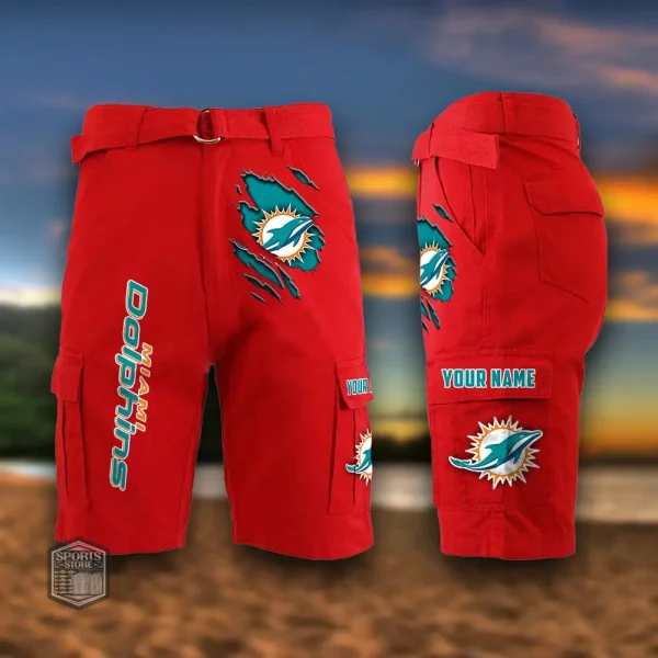 Miami Dolphins Men's Outdoor Sport Pants PURMC058 - Image 3