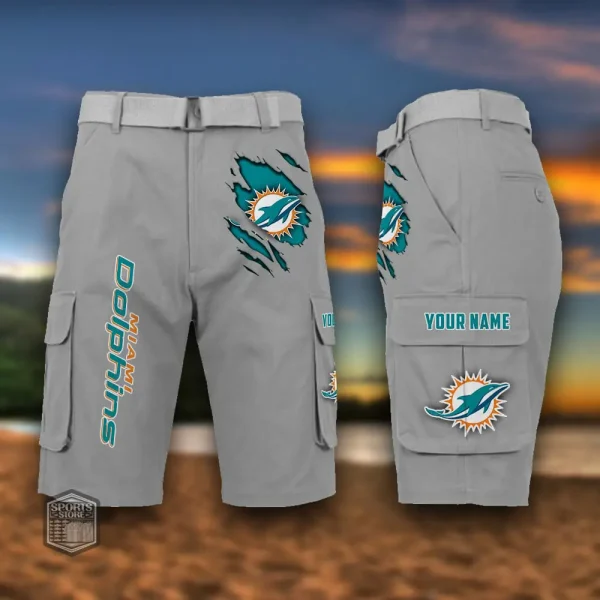Miami Dolphins Men's Outdoor Sport Pants PURMC058 - Image 4