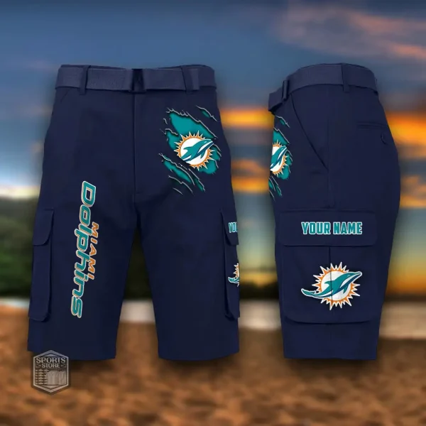 Miami Dolphins Men's Outdoor Sport Pants PURMC058 - Image 5