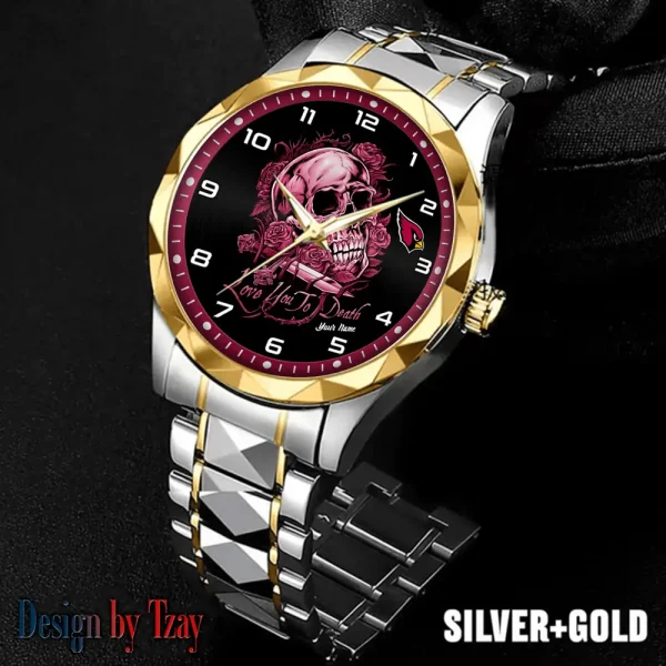 Arizona Cardinals Luxury Automatic Stainless Steel Business Waterproof Watches For Men's 2025 SPTDMW867