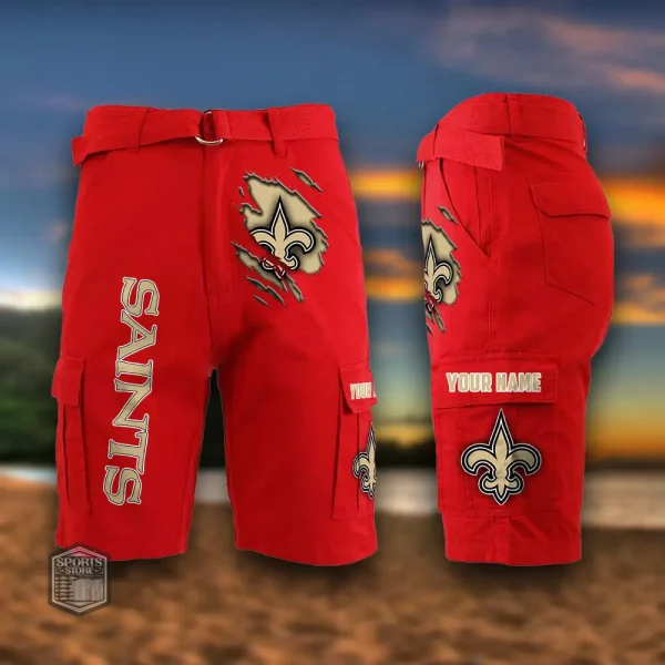 New Orleans Saints Men's Outdoor Sport Pants PURMC061 - Image 2