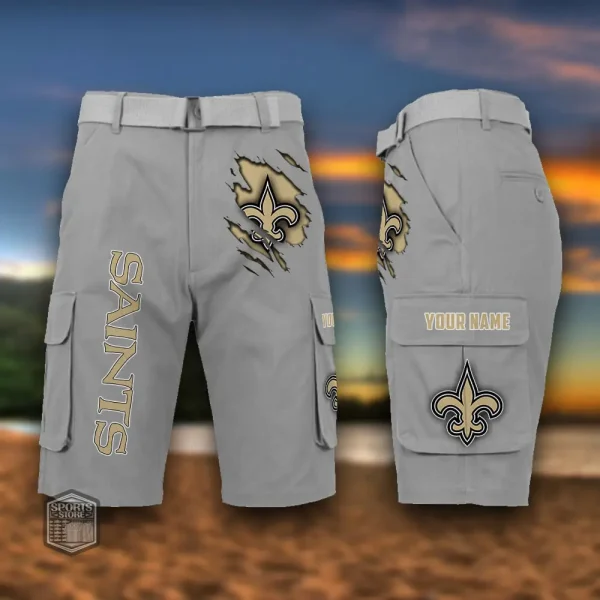 New Orleans Saints Men's Outdoor Sport Pants PURMC061 - Image 3