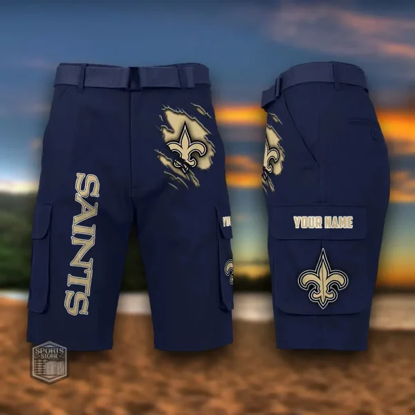 New Orleans Saints Men's Outdoor Sport Pants PURMC061 - Image 4