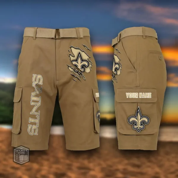 New Orleans Saints Men's Outdoor Sport Pants PURMC061 - Image 6