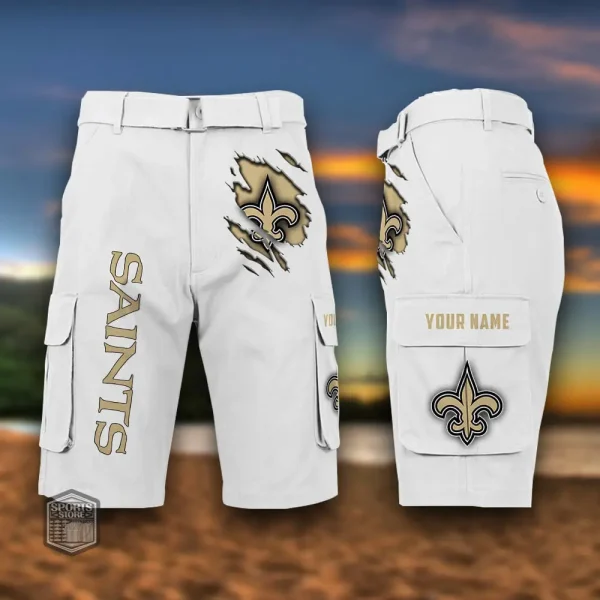 New Orleans Saints Men's Outdoor Sport Pants PURMC061 - Image 7