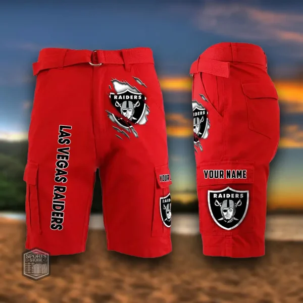 Las Vegas Raiders Men's Outdoor Sport Pants PURMC064 - Image 5