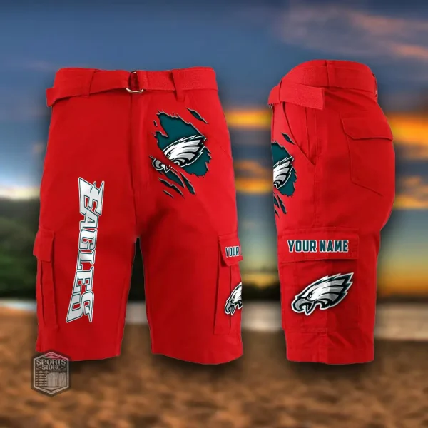 Philadelphia Eagles Men's Outdoor Sport Pants PURMC065 - Image 5