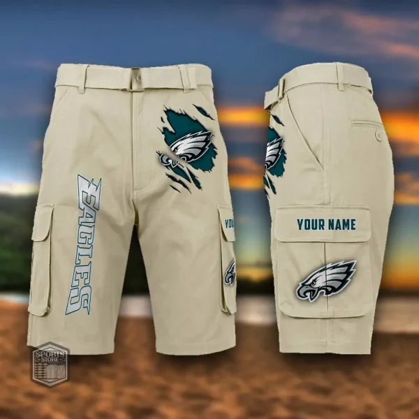Philadelphia Eagles Men's Outdoor Sport Pants PURMC065 - Image 6