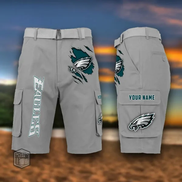 Philadelphia Eagles Men's Outdoor Sport Pants PURMC065 - Image 7