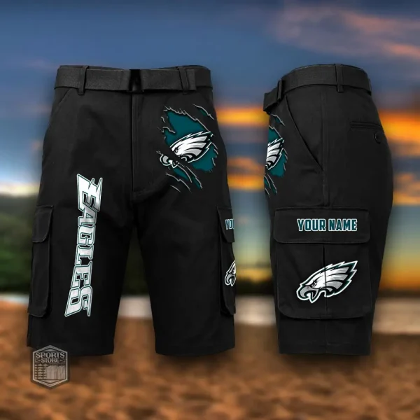 Philadelphia Eagles Men's Outdoor Sport Pants PURMC065 - Image 8