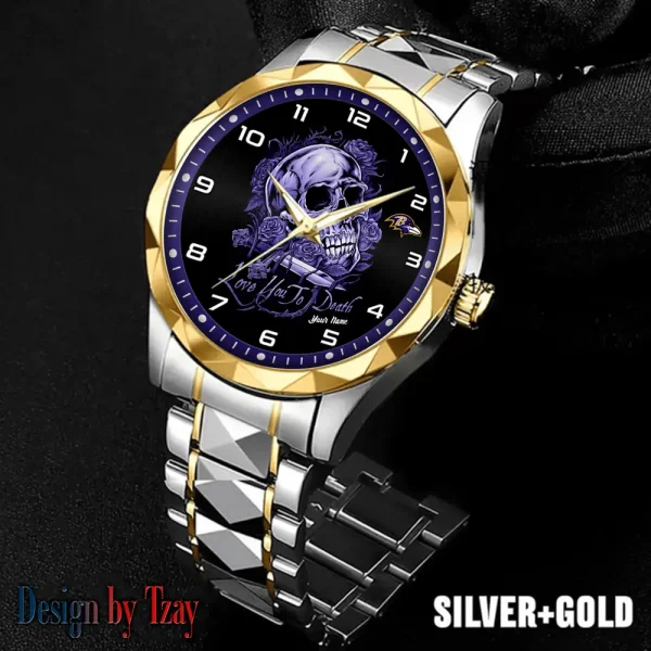 Baltimore Ravens Luxury Automatic Stainless Steel Business Waterproof Watches For Men's 2025 SPTDMW869