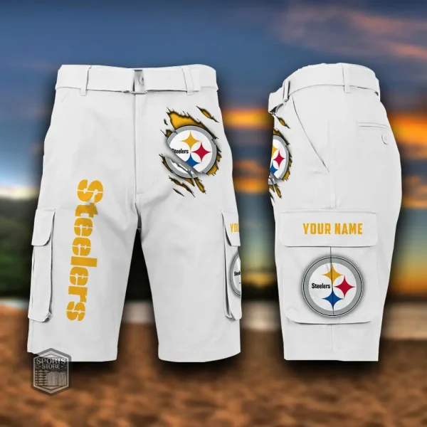 Pittsburgh Steelers Men's Outdoor Sport Pants PURMC066 - Image 3