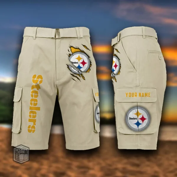 Pittsburgh Steelers Men's Outdoor Sport Pants PURMC066 - Image 6
