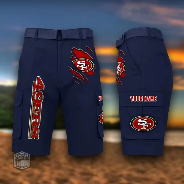 San Francisco 49ers Men's Outdoor Sport Pants PURMC067 - Image 6