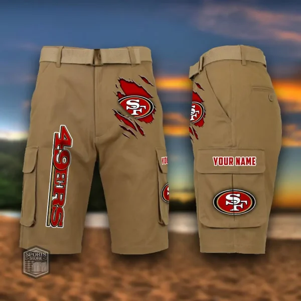 San Francisco 49ers Men's Outdoor Sport Pants PURMC067 - Image 8