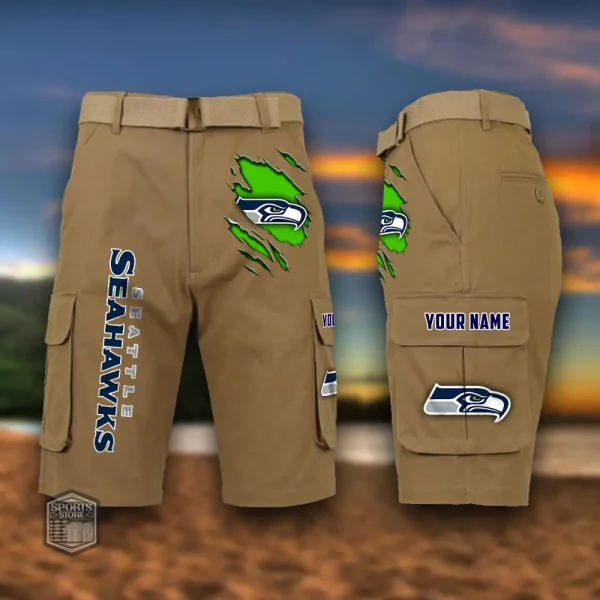 Seattle Seahawks Men's Outdoor Sport Pants PURMC068 - Image 3