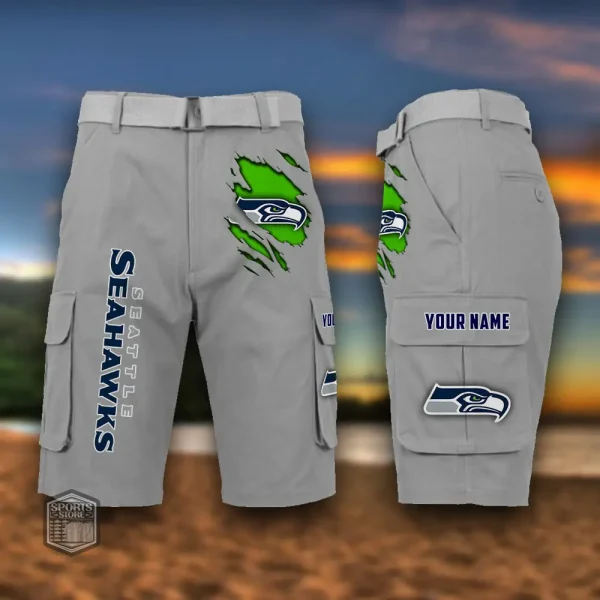 Seattle Seahawks Men's Outdoor Sport Pants PURMC068 - Image 5